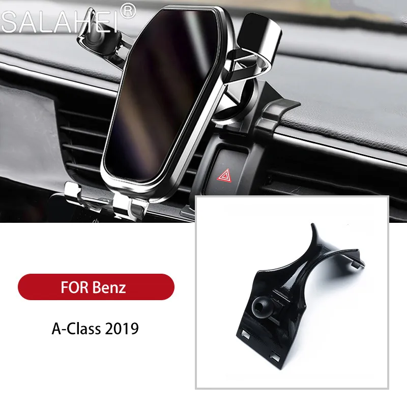 

GPS Holder For Mercedes-Benz 2019 A Class W177 Air Vent Mount Bracket Phone Holder For Mercedes-Benz A Class 2019 A180 A200