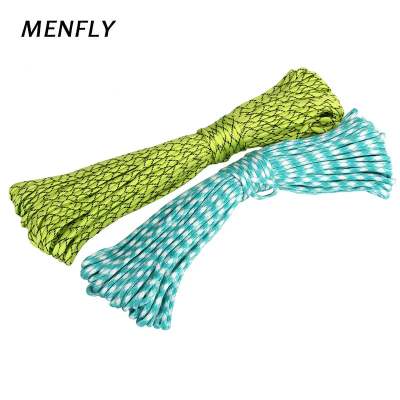 MENFLY Paracord 550 веревка для кемпинга 31 м 7 ядерный шатер уличный Паракорд выживания
