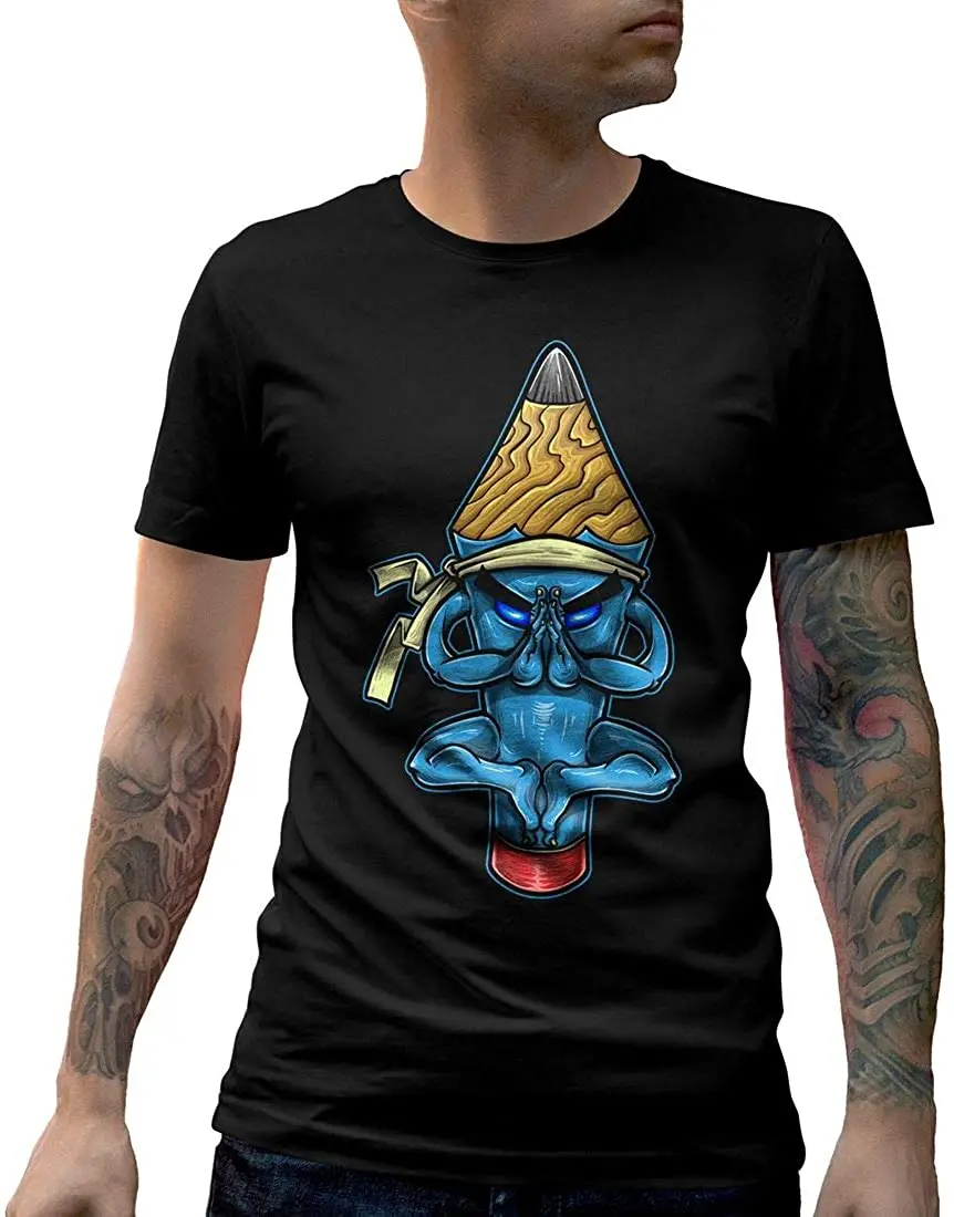 

Pencil Monk Religion Mens Crew Neck T-Shirt New Arrivals Tee Summer 2020 Pure Cotton Breathable Short Sleeve Tshirt