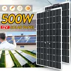 Гибкая солнечная панель, 500 Вт, 250 Вт, 12 В, для кемпинга, автомобиля, аккумулятора, станция источника питания, комплект солнечной панели для дома