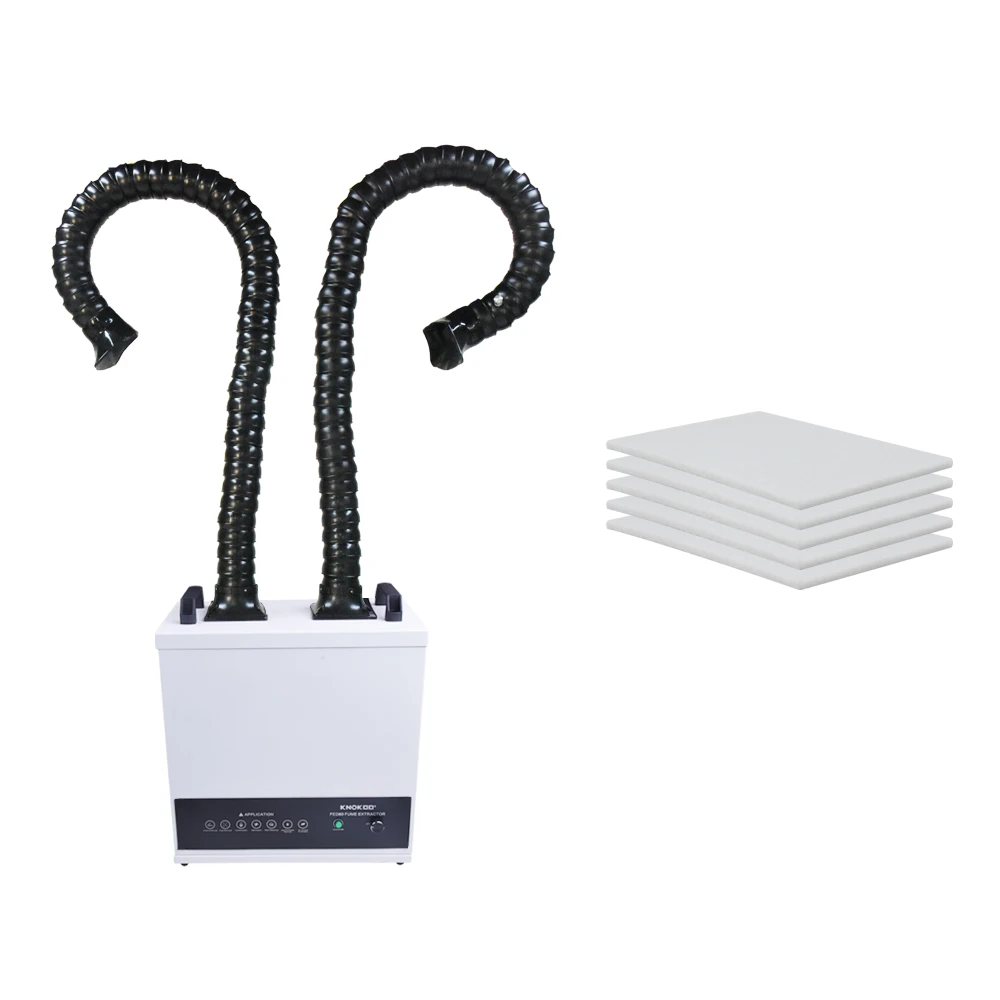 Экстрактор дыма KNOKOO 200 Вт двухканальный сварочный паяльник очиститель лазерный