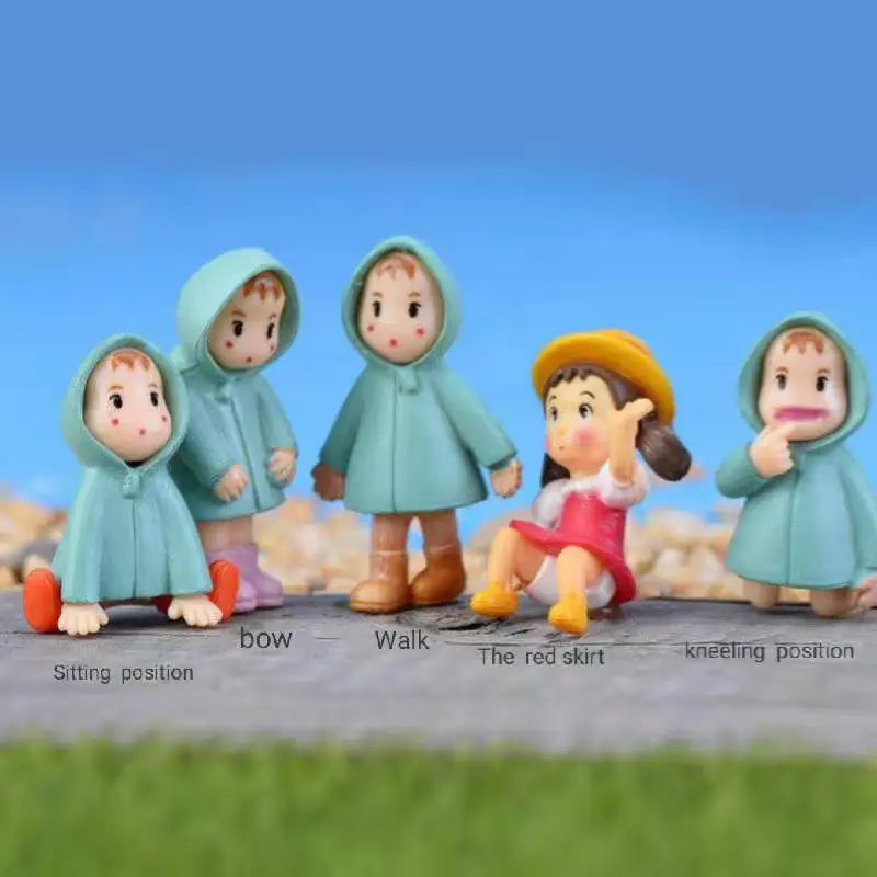 Микро ландшафтное украшение резиновый дождевик xiaomei для животных и кошек