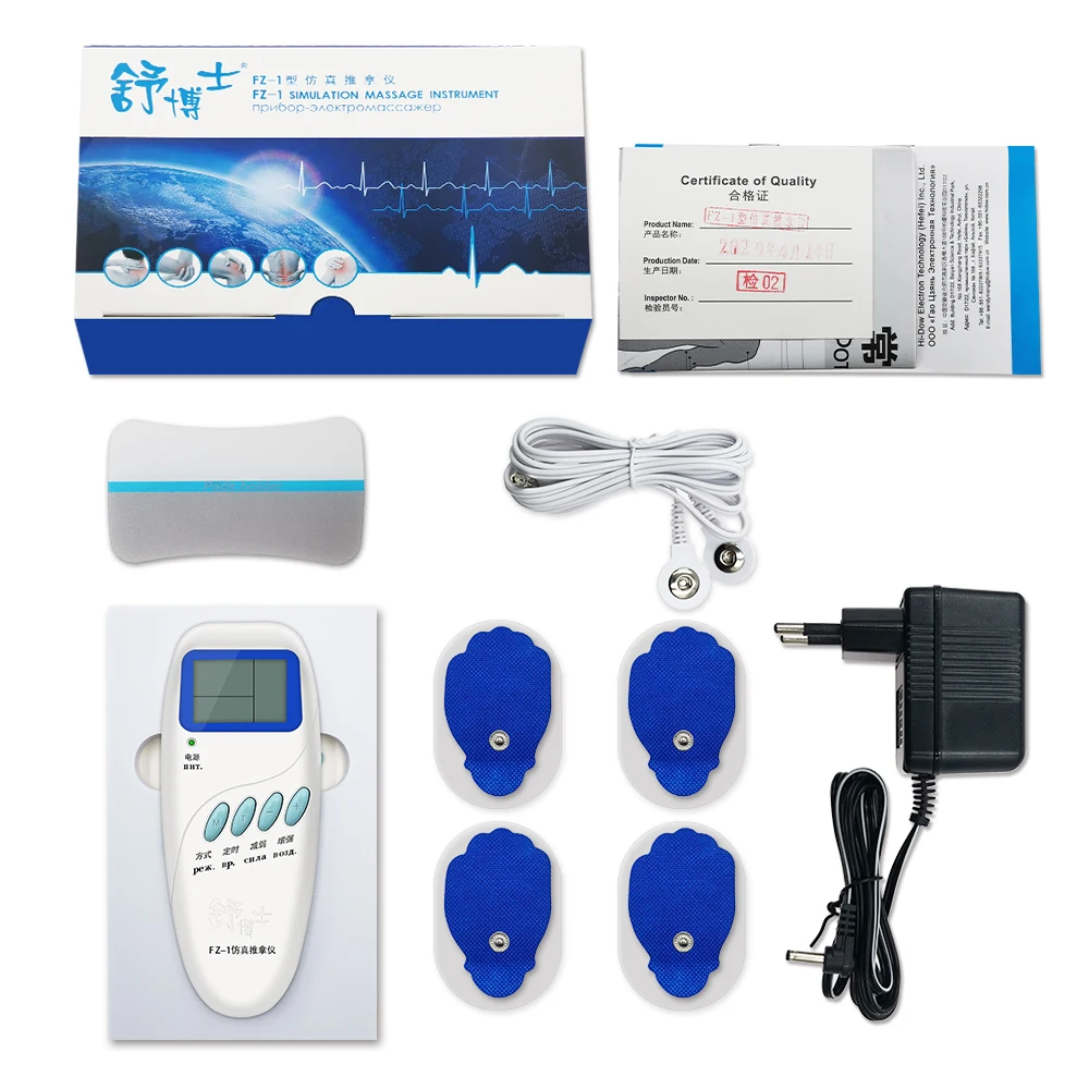 FZ1 Therapeutic Electrical Stimulation Massage Electronic Acupuncture Therapy Device Cervical Spine Relax Low Frequency Massager | Красота и