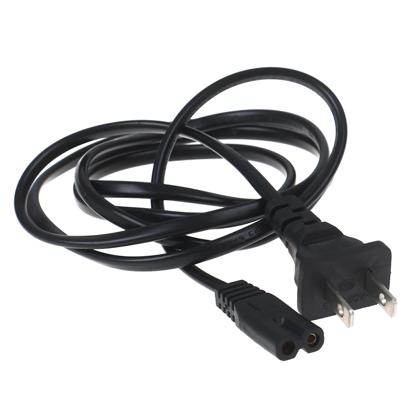 Шнур питания переменного тока Кабель для игры тонкий ПК ноутбук 2 зубец Восемь