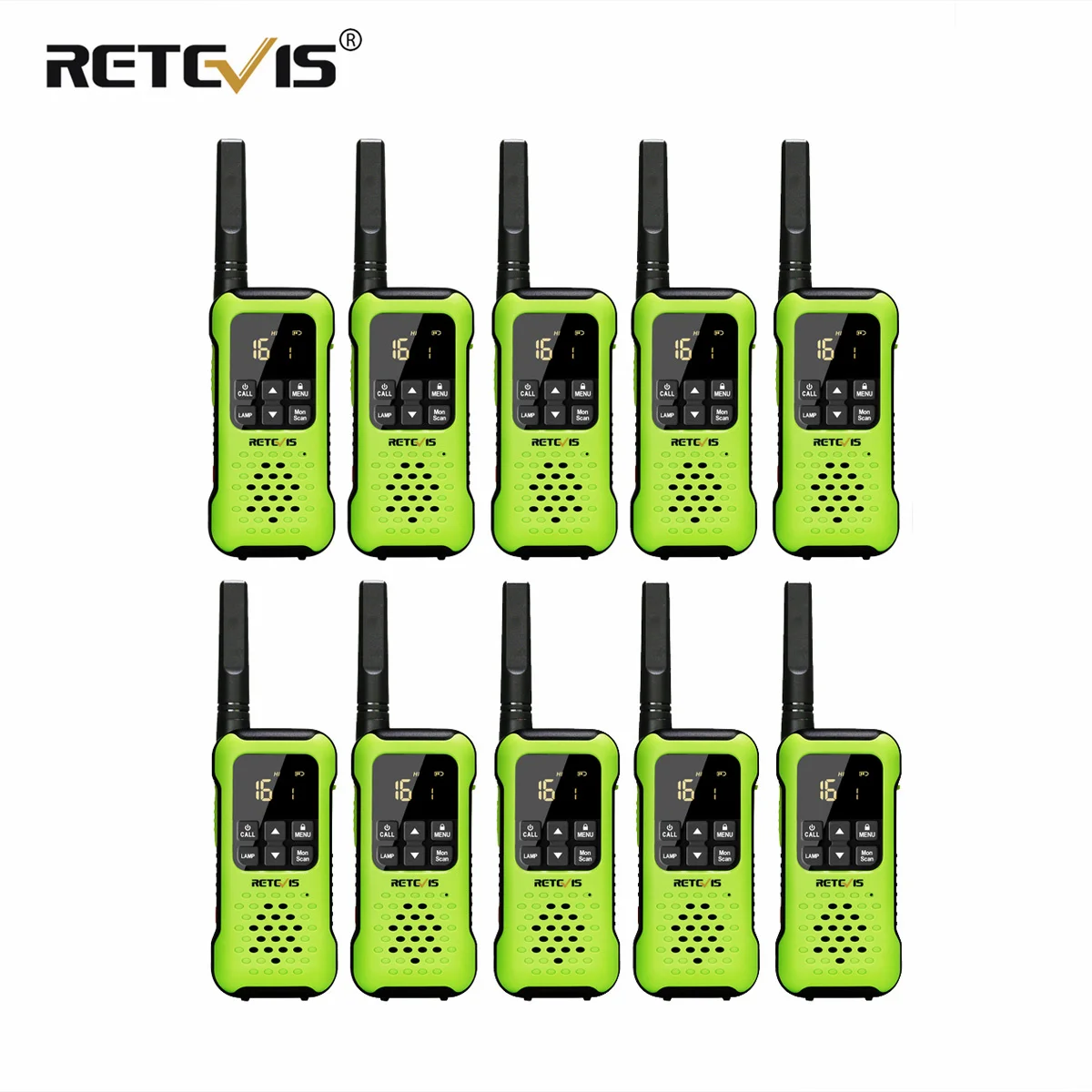 Retevis RT649P Floating Walkie Talkie IP67 Waterproof Walkie-talkies 10pcs PMR Portable Two-way Radio for Motorola Fishing Kayak