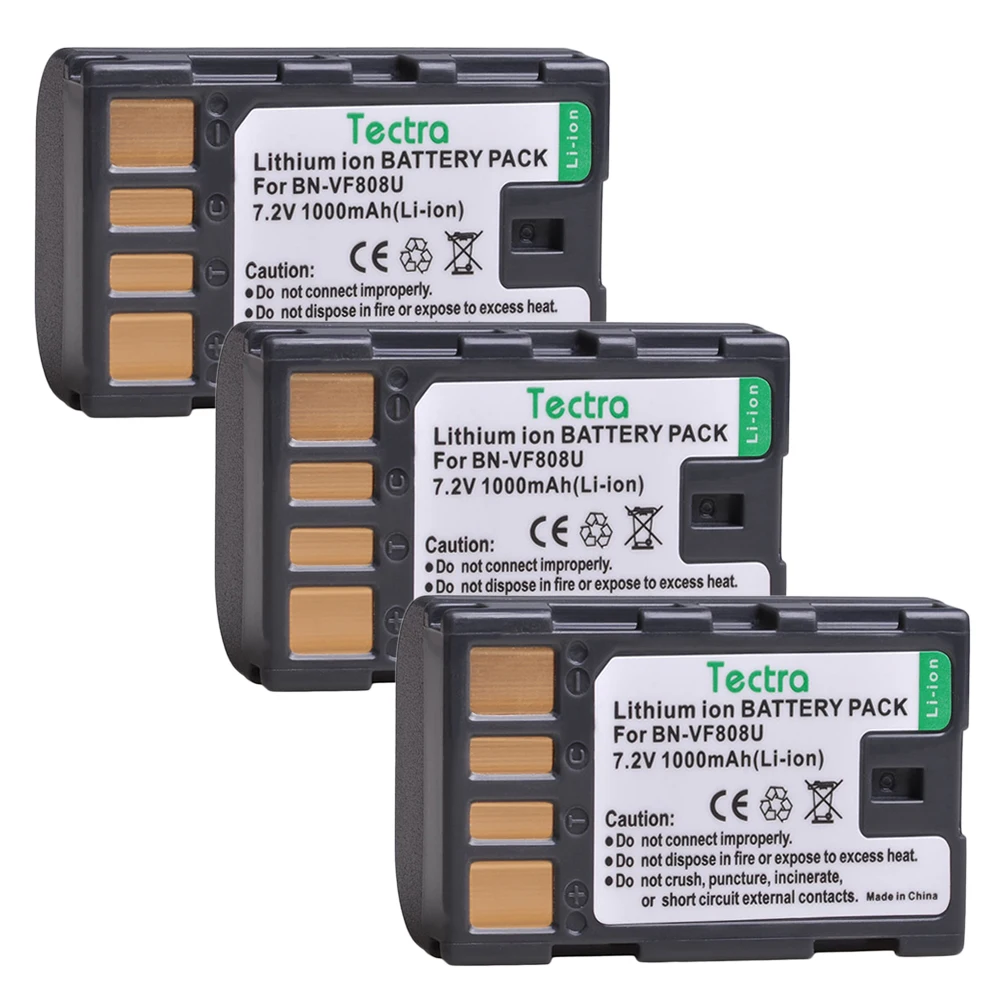3 batteries 4 шт. BN-VF808 BN-VF808U BN VF808 Батарея для JVC GZ-HD7 GZ-MG575 GZ-MG555 GR-D750 GR-D760 GR-D740 GZ-MG255 Батарея - Цвет: 3 batteries