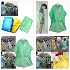 Одноразовый дождевик, водонепроницаемый дождевик для взрослых, одежда для экстренных случаев, Походов, Кемпинга, капюшон от дождя, 1 шт.