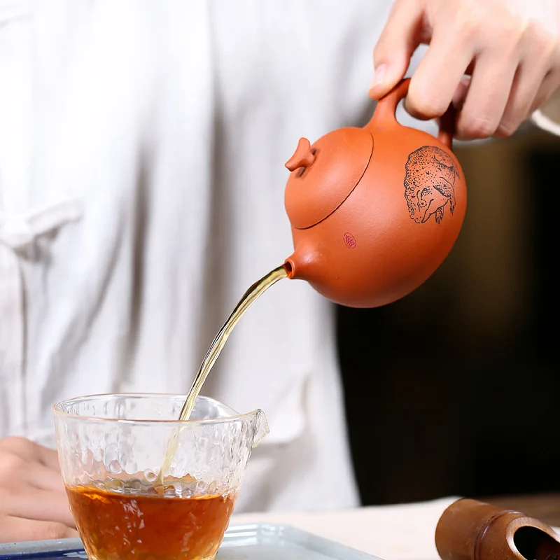 

Authentic Yixing Teapot All Handmade Kettle Creative Teaware Send Gift Box