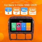Автомобильный мультимедийный плеер, 9 дюймов, RDS, GPS-навигатор, 2Din, для 1998-2005 Mercedes Benz S Class W220, S280, S320, S350, S400, S430, S500, S600, S55 AMG
