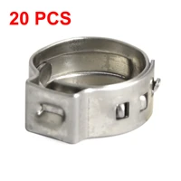 20 pcs stainless steel hose pipe clamp cinch ring crimp pinch fitting for 38 pex tubing