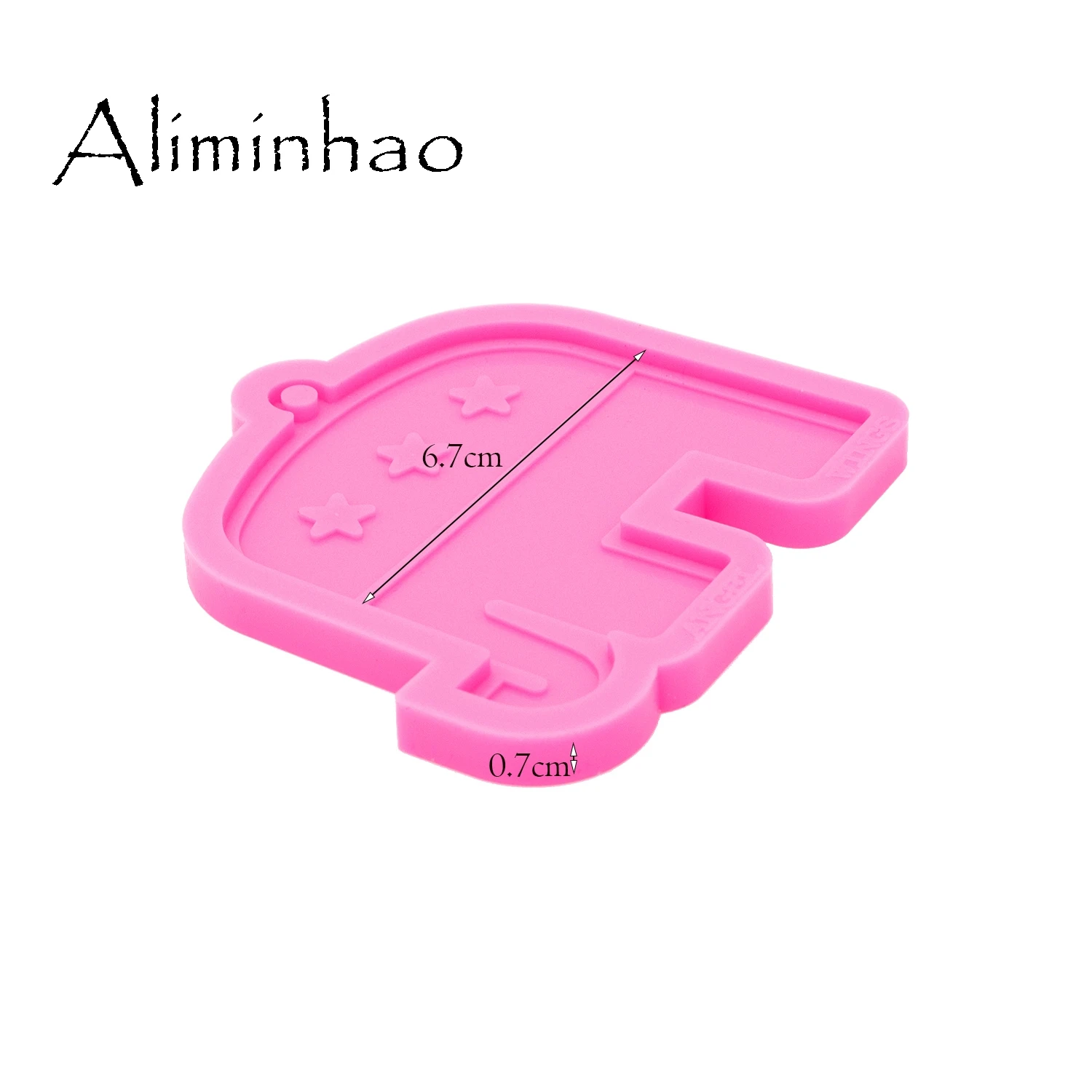 DY0390 форма для брелоков Слон из смолы силикон эпоксидная смола ювелирных изделий