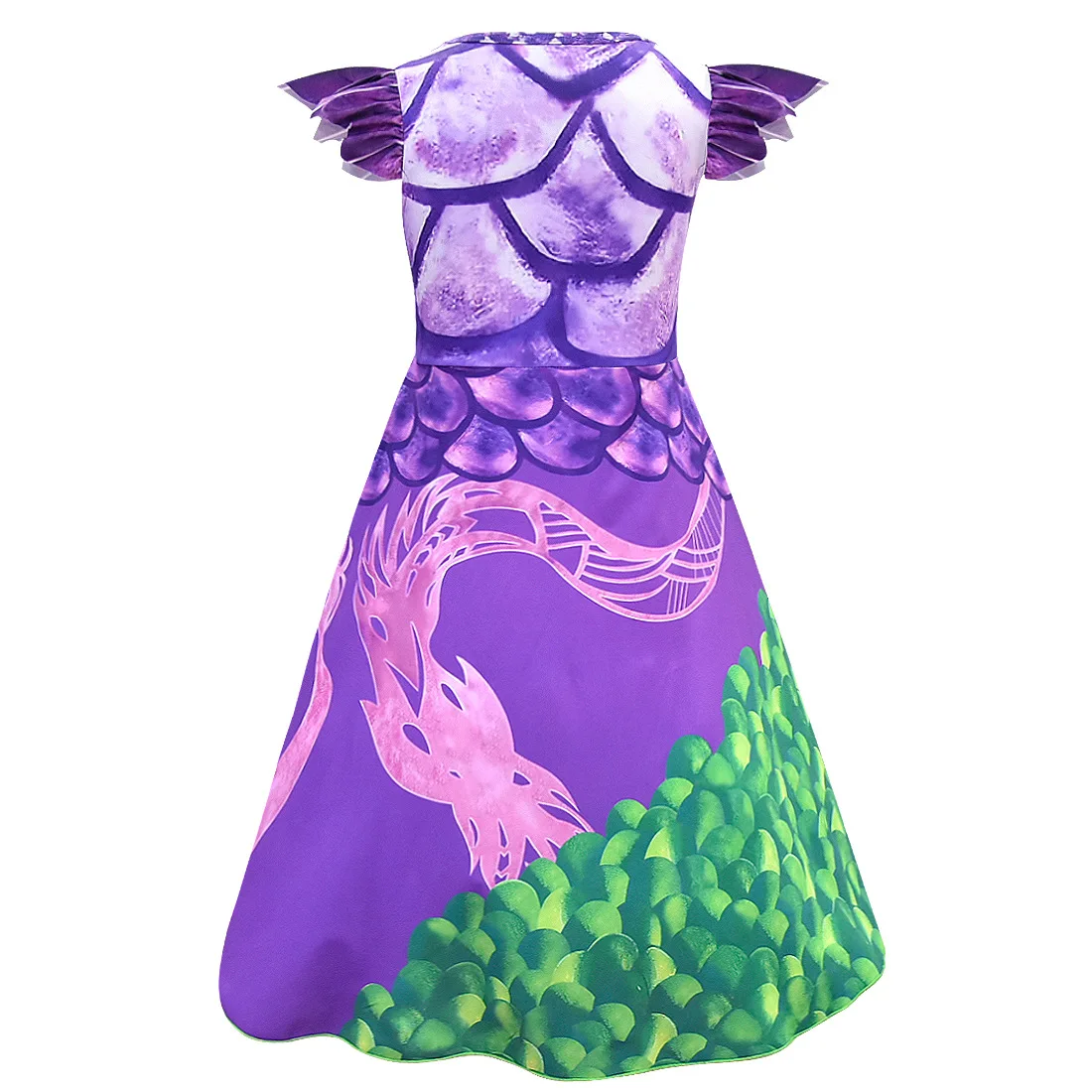 

Mal Girls Descendants Cosplay Purple Princess Dress Up Costume Kids Halloween Masquerade Fairy Evening Party Fancy Xmas Dresses