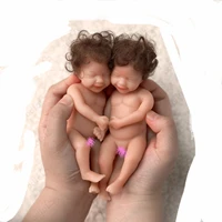 adfo 15cm bebe reborn toys popit soft full silicone mini doll realistic newborn baby doll fidget toys for girl gift
