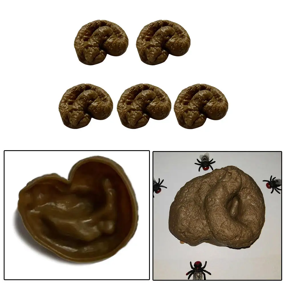 Игрушки на Хэллоуин 5 шт. имитация какашки антибликовые игрушки унисекс шутка