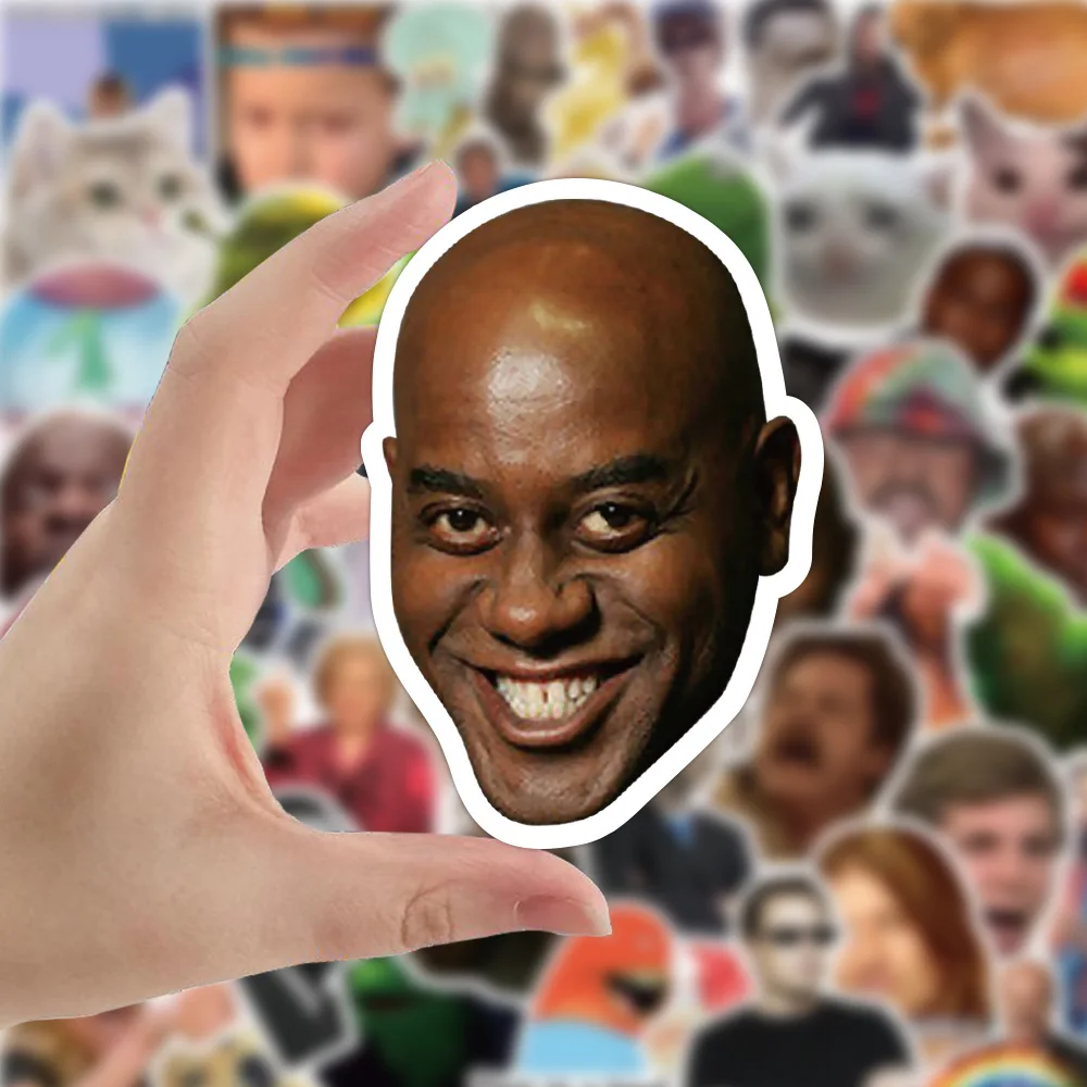 50100pcs new classic meme stickers laptop guitar luggage skateboard waterproof cool graffiti sticker decal kid classic toys free global shipping