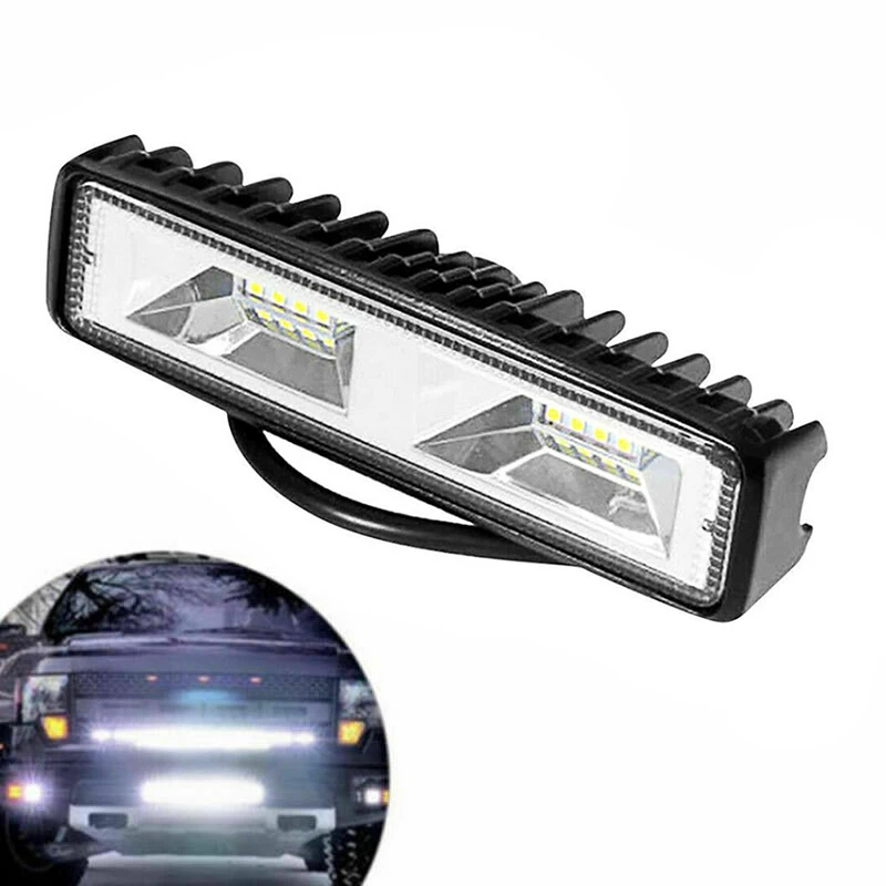 

2020 Hot Selling Led Bar Driving Fog Offroad LED Work Light 18W 12V 16LED Auto Car Boat Truck Light Spotlight Flood Lamp