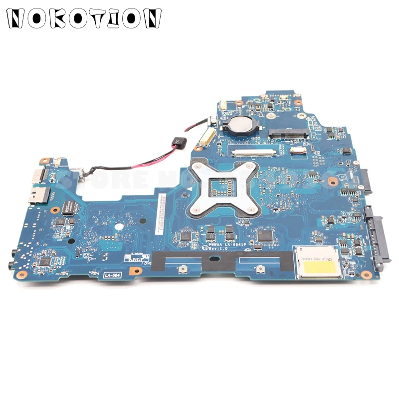 NOKOTION для Toshiba Satellite C660 Материнская плата ноутбука K000111590 PWWAA LA-6841P основная плата GL40 DDR3 процессор