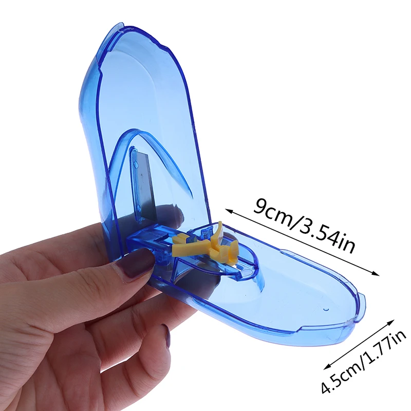 1 шт. коробка для резки таблеток портативный удобный ящик лекарств нож разрезания