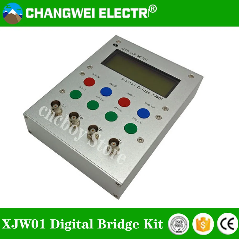 XJW01 0 3% LCR цифровой мостовой тестер сопротивления индуктивности емкости ESR готовый