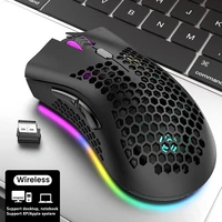 Wireless Mouse Optical For Computer Game 1600DPI Buttons USB 2 4G Rechargeable LED Backlight Gamer Mice For Gaming Laptops