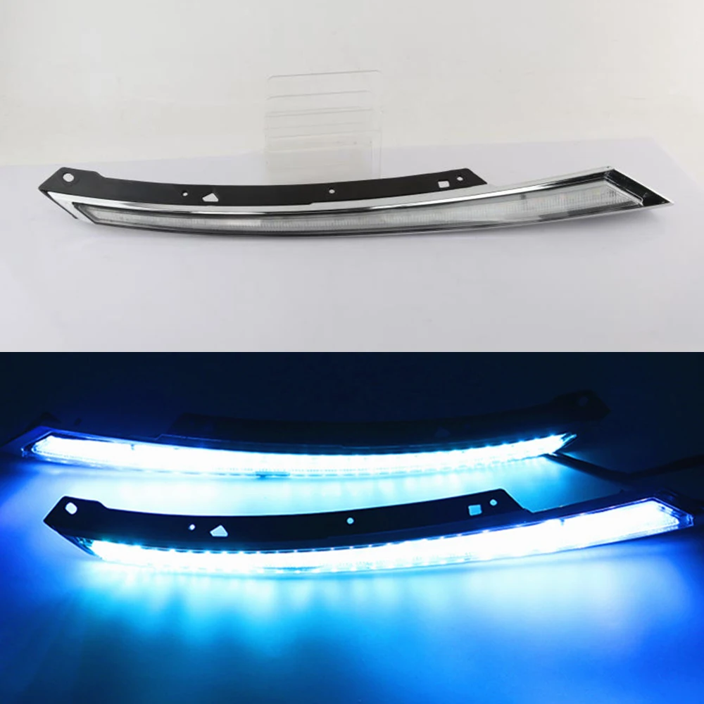 2 шт. для Honda Civic 2016 2017 2018 2019 2020 мигать светодиодный головной светильник бровей