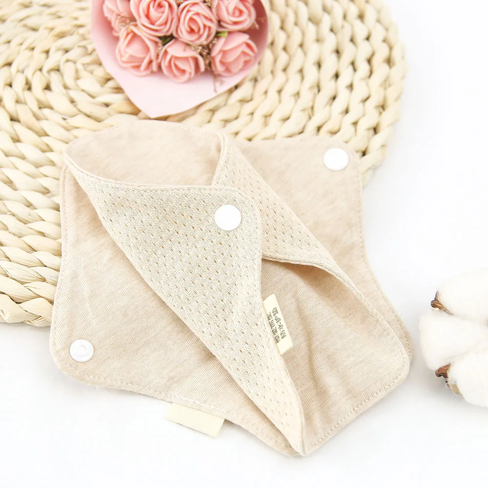 

1pc Reusable Menstrual Pads Washable Women Sanitary Pads Napkin Waterproof Soft Organic Cotton Panty Liner Cloth Pad 18*6cm