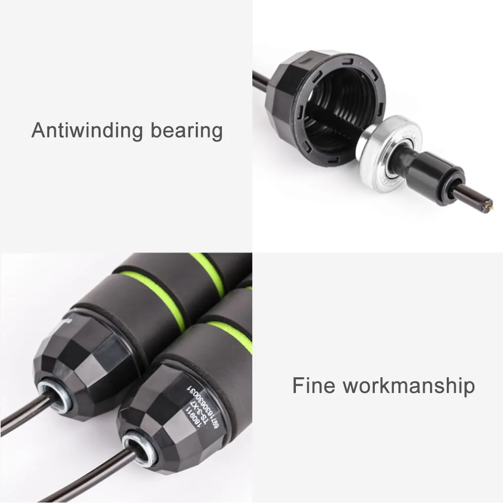 Не запутывающаяся с шарикоподшипниками быстрая скорость Скакалка для кроссфита