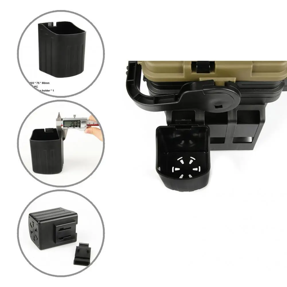 

Lightweight Fishing Supplies Hard Anti Rust Fishing Bottle Cup Holder Fishing Water Cup Holder for Fishing Lover