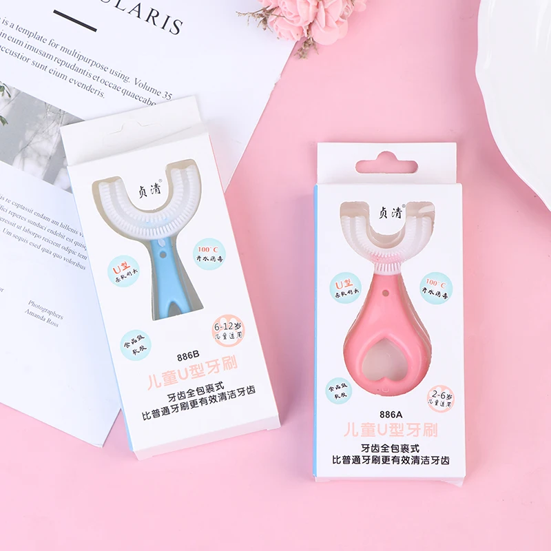 Cepillo de dientes de silicona para beb&eacute;, cepillo de dientes para cuidado Oral, pr&aacute;ctico y Simple-2