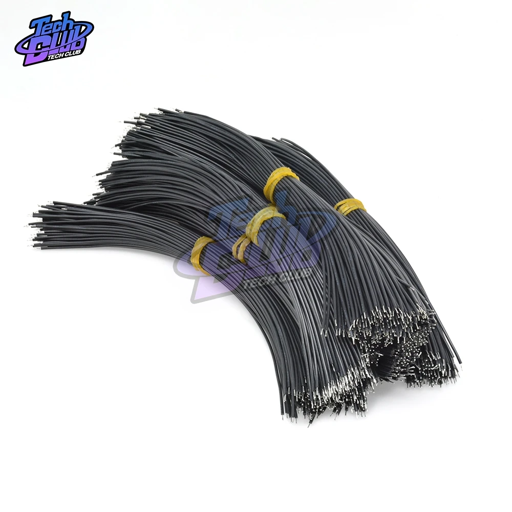 24AWG 100 шт./лот 20 см двойной Луженый провод UL1007 припой 6 цветов Перемычка кабель