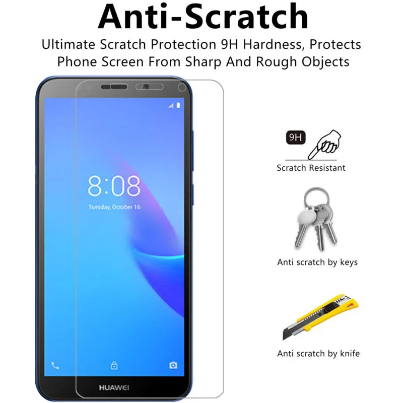 Защитное закаленное стекло для huawei y5 lite prime 2018 2019 защита экрана на y 5 5y y5lite y5prime
