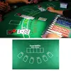 OOTDTY 90x60cm TX Hold'em Tablecloth Flannel 21 Points Dice Table Mat Casino Family Party Poker Game Entertainment Toys 1