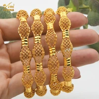 african dubai bangle jewelry ethiopian%c2%a0bangles 24k%c2%a0gold color indian arab luxury bridal middle east wedding jewellery for women