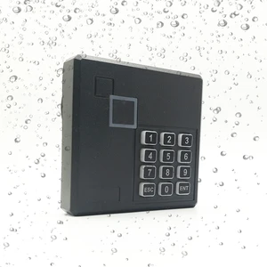 125khz 86 keypad door access control system wiegand 26 34 proximity rfid slave card reader free global shipping