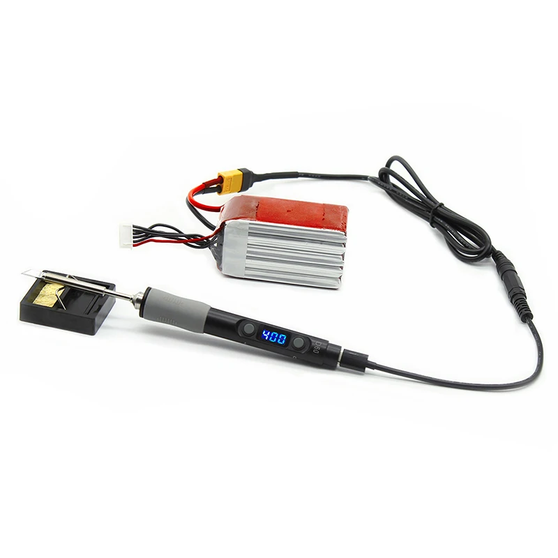 TS-D60 solder station With TS100 Electric Soldering Iron tip DC12-24V Digital/LED Display MINI Portable Smart Adjustable Temp |