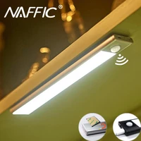 led cabinet light ultra thin aluminum usb rechargeable motion sensor closet lamp for kitchen wardrobe room smart led night lamp
