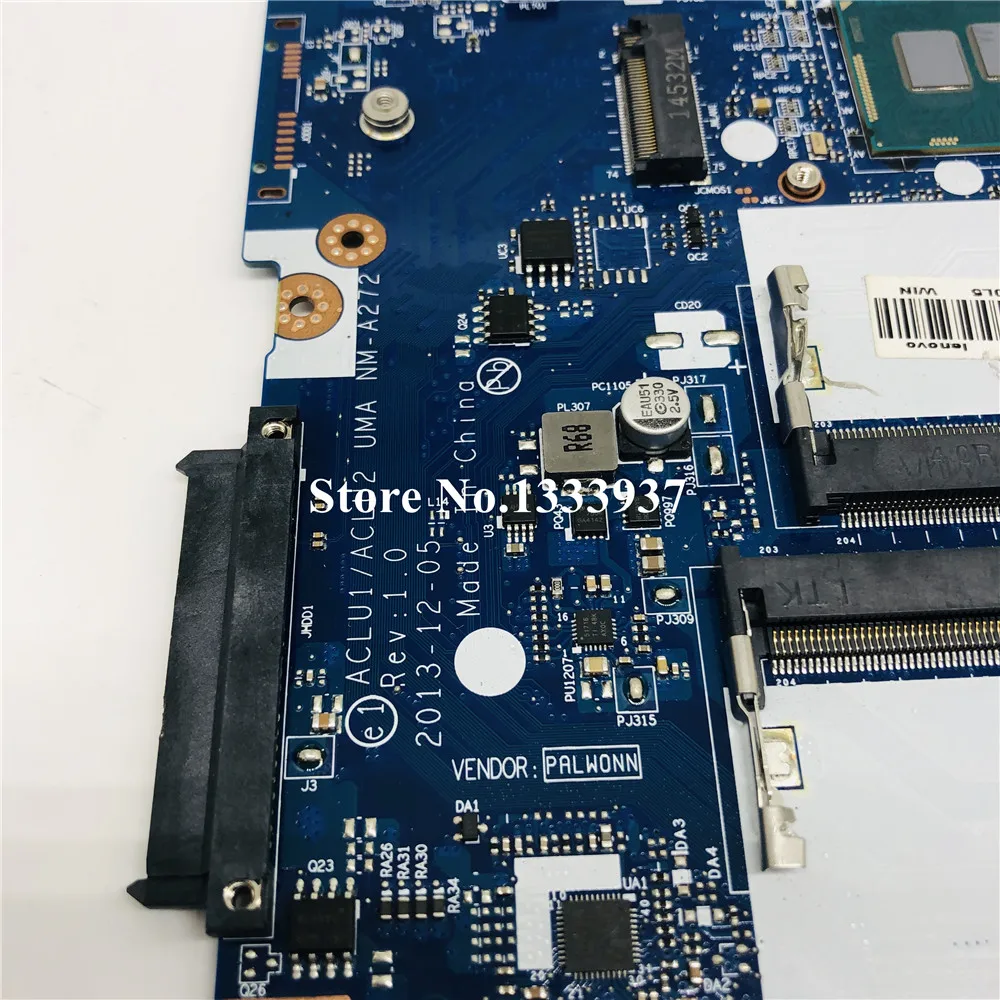 Для Lenovo G50-70 материнская плата SR1EN I3-4030U процессор ACLU1/ACLU2 UMA NM-A272 Материнская