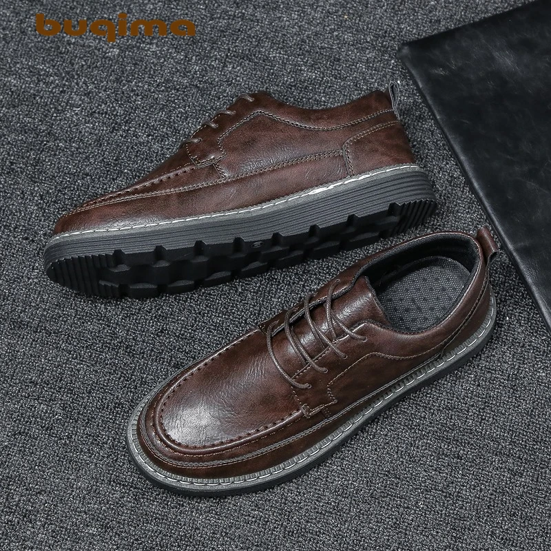 Buqima/Новинка модная мужская обувь для отдыха Мужская Спортивная черного цвета