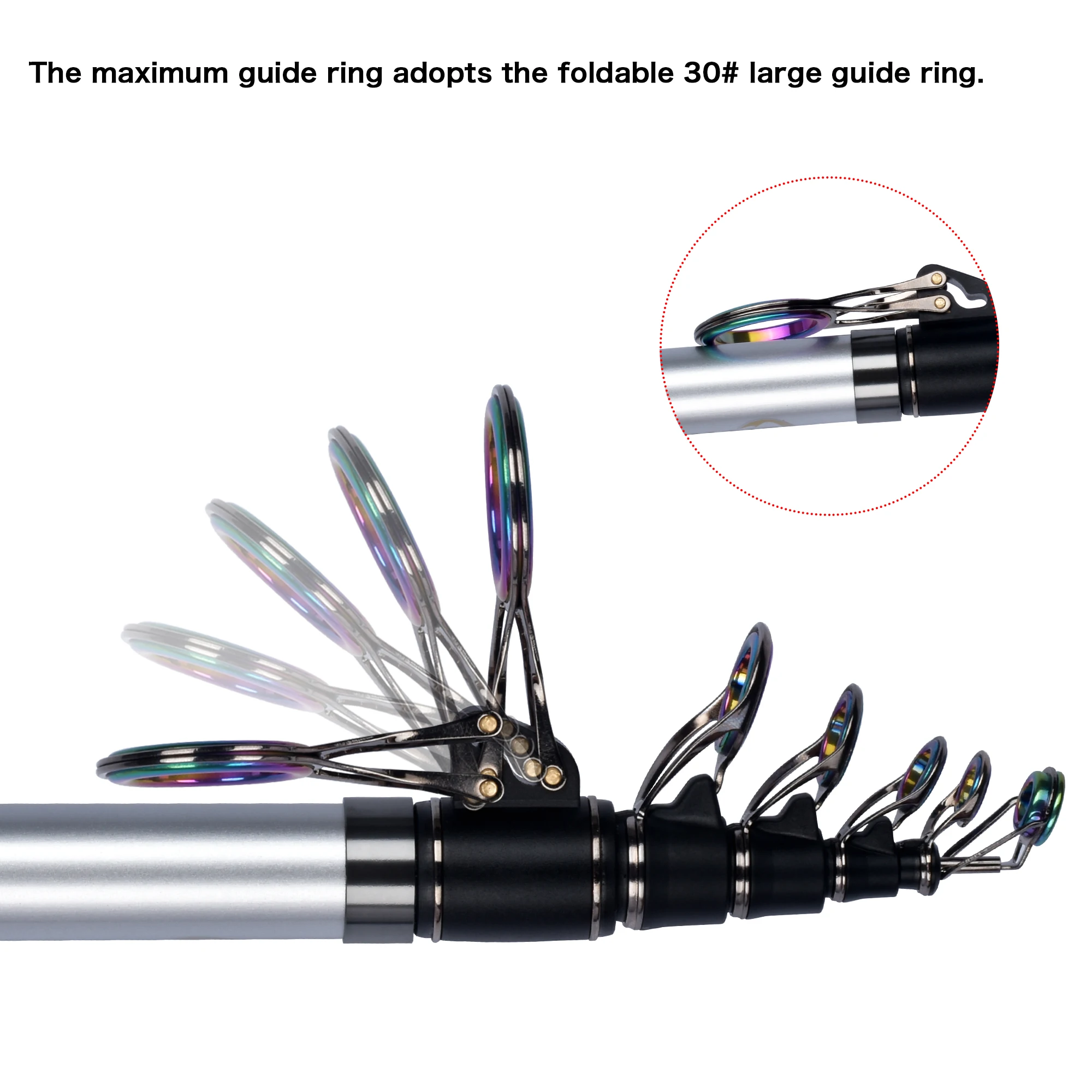 FELENHAI Telescopic Surf Spinning Fishing Rod 3.9/4.2/4.5/5.0m 30T Carbon Power 150g 200g Surfcasting Travel Sea Carp Hard Pole