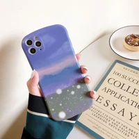 summer starry sky firefly painting art phone case for iphone 11 pro max case cute cover for iphone xs xr x 7 8 plus 7plus case