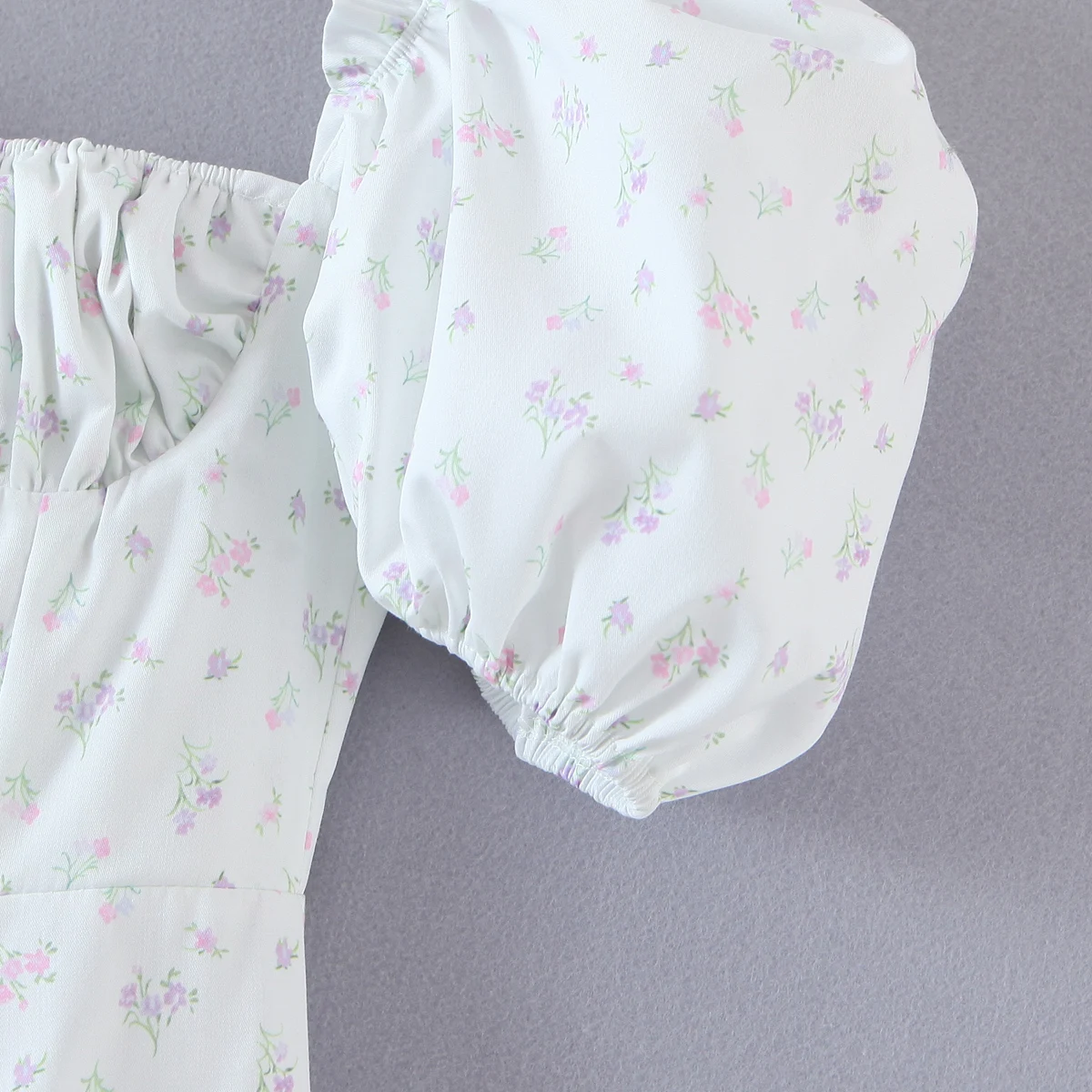 

2021 Dress Women Fashion Streetwear Square Neck Print Dress Casual Zipper Up High Waist Long Irregular Split Dress Sundress