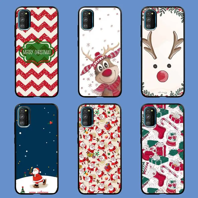 

Merry Christmas Snow Deer Phone Case For Huawei P9 P10 P20 P30 P40 Lite 2017 Pro SMART2019 Cover Fundas Coque