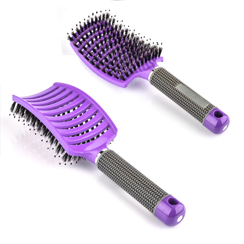 Щетка для волос массаж головы гребень Щетинная кисть нейлон Волшебная
