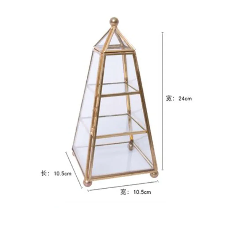 Трехуровневая стойка для хранения ювелирных изделий в европейском стиле