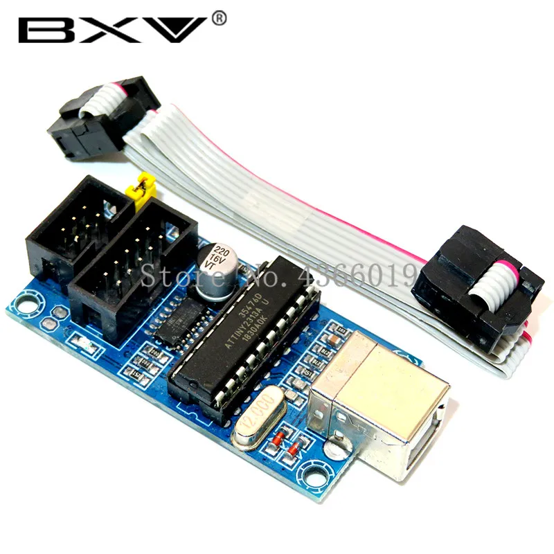 Загрузчик USBTiny USBtinyISP AVR ISP программатор для IDE Meag2560 UNO R3 с 10-контактным кабелем