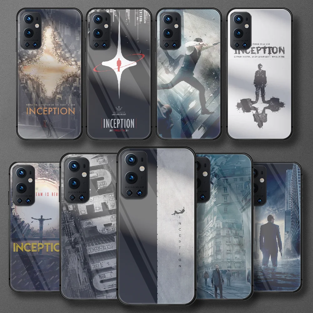 

Inception fiction movie Tempered Glass Phone Case For Oneplus Realme Q3 C21 GT Nord 5 6 7 8 9 T Pro Oppo Find X3 Cover Prime Tpu