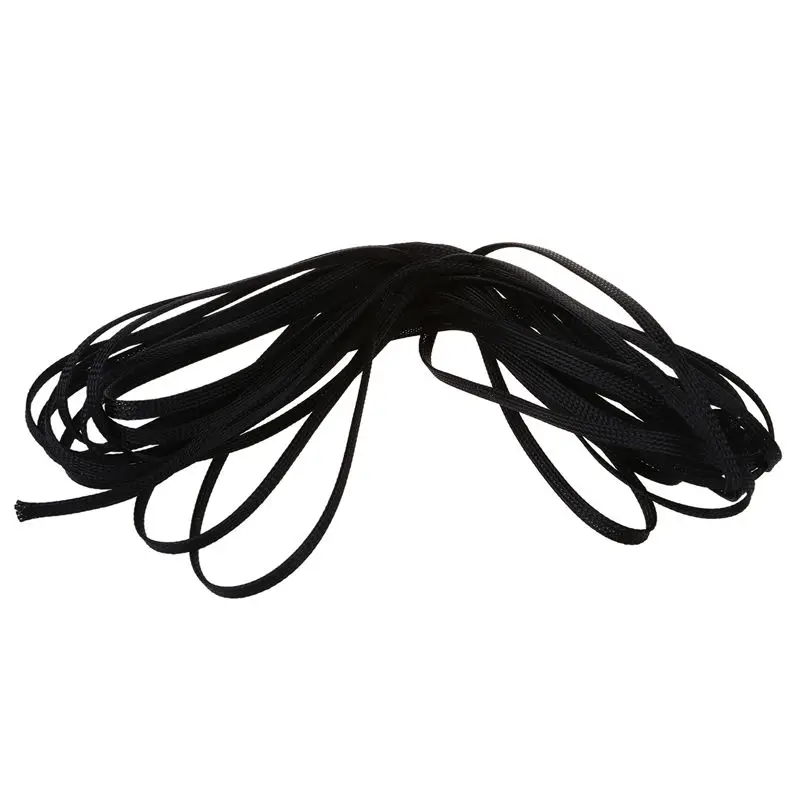 6 мм 10 м ПЭТ Плетеный расширяемый автомобильный провод кабель партия