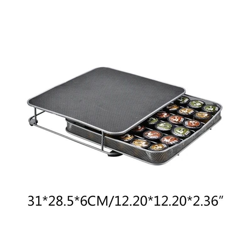 

Coffee Machine Base Coffee Capsule Storage Drawer Organizer Holder Box for Cafe Capsules Coffee Pod Display Holder T8NE