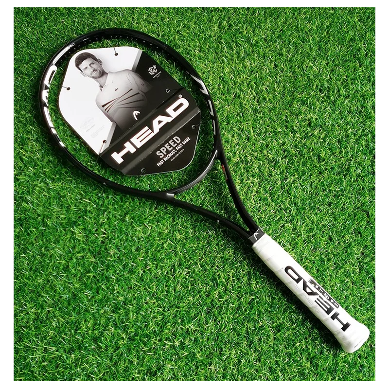 

New Tennis Racket Djokovic Murray L2 SPEED Full Carbon Tennis Racket Full Black Belt Line 50-60LBS -40