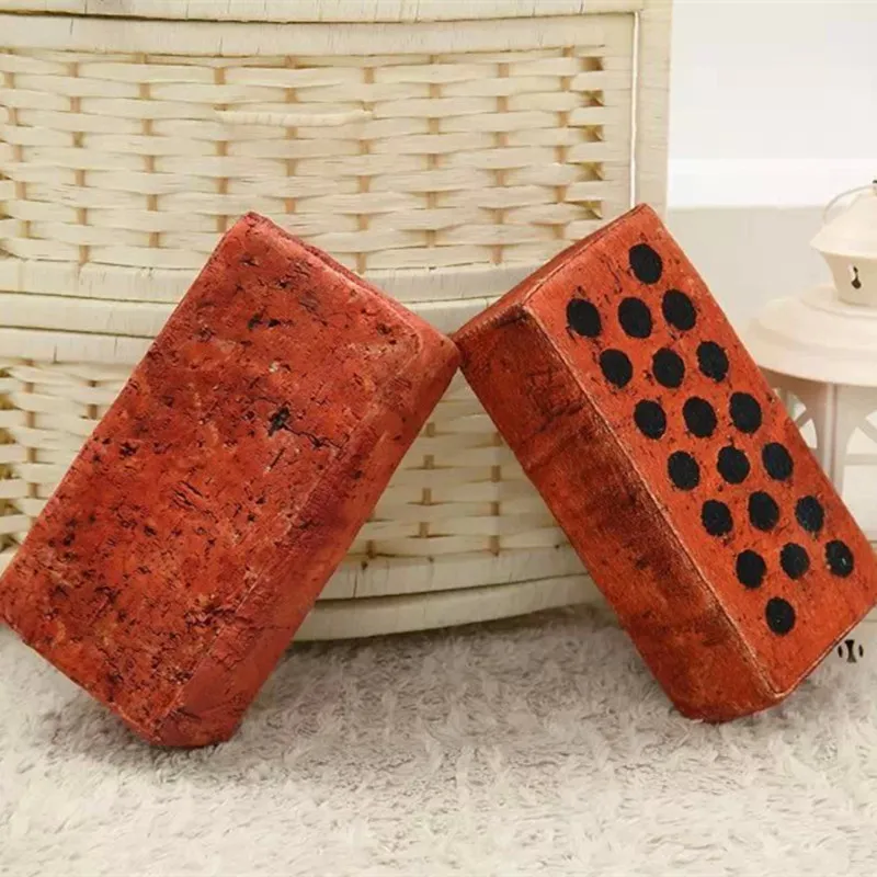 

Cute 3D Tree Stump Fruit Cushion Creative Throw Pillows PP Cotton Office Chair Back Cushion Floor Sofa Neck Support Seat Pad